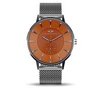 Nation of Souls Eclipse Collection - Men's Wrist Watches with 42mm Case and Face Dial - 20mm Watch Strap - 316L Stainless Steel Watch Case Water Resistant Analog Watch - British Designed Wrist Watch