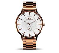 Nation of Souls Eclipse Collection - Men's Wrist Watches with 42mm Case and Face Dial - 20mm Watch Strap - 316L Stainless Steel Watch Case Water Resistant Analog Watch - British Designed Wrist Watch