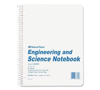 National 33610 Engineering and Science Notebook, College Rule, 11x 8 1/2, White, 60 Sheets