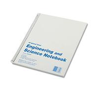National 33610 Engineering and Science Notebook, College Rule, 11x 8 1/2, White, 60 Sheets