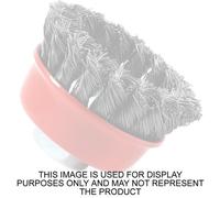 National Abrasives 75mm Twisted Knot Cup Brush - M14