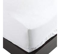 National Allergy Premium 100% Cotton Zippered Mattress Protector - Queen Size (60" x 80") - 9-inch Deep - White - Breathable 300 Thread Count Hypoallergenic Cover - Advanced Encasement