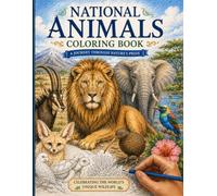 National Animals: Coloring Book, A Journey Through Nature's Pride