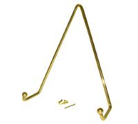 National Artcraft 7" Wall Mount Plate Hanger | Brass-Finish | Holds up to 11" Diameter Plate - (3/Pack)