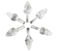 National Artcraft Medium Twist-Style Ceramic Tree Light Ornaments- (144/Pk) (Crystal)