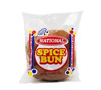 National Authentic Jamaican Penny Spice Bun - 9 Pack Jamaican Snack, Sweet & Spicy Fruit Cake, Traditional Caribbean Cuisine, Unique Spices & Flavors of Jamaica, Perfect Traditional Jamaican Snack