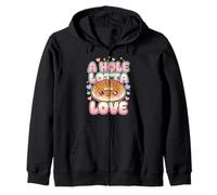 National Bagel Day a Whole Lotta Love Cute Pun Zip Hoodie