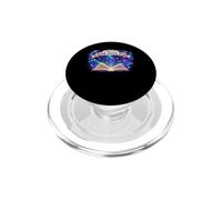 National Book Lovers Day Cosmic Bookworm Design PopSockets PopGrip for MagSafe
