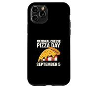 National Cheese Pizza Day September 5 Italian Retro Foodie Case for iPhone 11 Pro