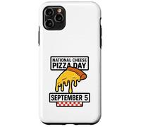 National Cheese Pizza Day September 5 Italian Retro Foodie Case for iPhone 11 Pro Max