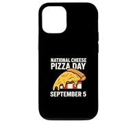National Cheese Pizza Day September 5 Italian Retro Foodie Case for iPhone 12/12 Pro