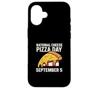 National Cheese Pizza Day September 5 Italian Retro Foodie Case for iPhone 16