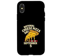 National Cheese Pizza Day September 5 Italian Retro Foodie Case for iPhone X/XS