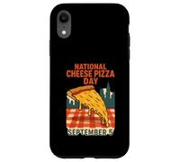 National Cheese Pizza Day September 5 Italian Retro Foodie Case for iPhone XR