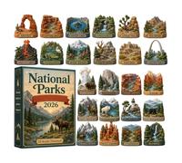 National Christmas Countdown Calendar Tree Decoration with Animals | 24 Days Christmas Countdown Christmas Decoration for Children, Outdoor Enthusiast, Lover