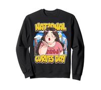 National Curves Day October Celebrate your BBW Body Sweatshirt