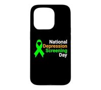 National Depression Screening Day - Mental Health Awareness Case for iPhone 15 Pro