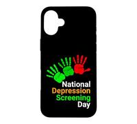 National Depression Screening Day - Mental Health Awareness Case for iPhone 16 Plus