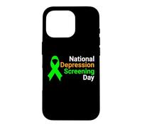 National Depression Screening Day - Mental Health Awareness Case for iPhone 16 Pro