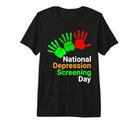 National Depression Screening Day - Mental Health Awareness Premium T-Shirt