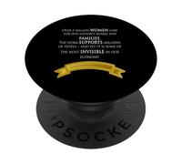 National Domestic Workers Official Motto Work Awareness PopSockets Adhesive PopGrip