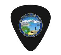 National Emblem Of Alaska Guitar Picks Plectrums For Guitar Bass 12 Pack