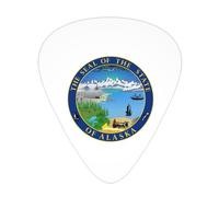 National Emblem Of Alaska Guitar Picks Plectrums For Guitar Bass 12 Pack