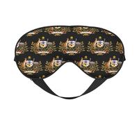 National Emblem of Australia 5 National Emblem of Australia Sleep Masks Adjustable Strap Soft Eye Mask for Women Men Travel Work Home