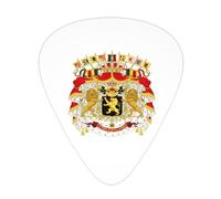 National Emblem Of Belgium Guitar Picks Plectrums For Guitar Bass 12 Pack