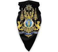 National Emblem Of Cambodia Women Men Hair Band Bandana Breathable Neck Gaiter Windproof Facial Decoration For Running Volleyball Soccer