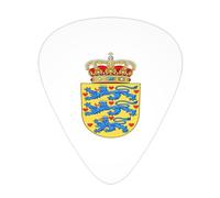 National Emblem Of Danish Guitar Picks Plectrums For Guitar Bass 12 Pack