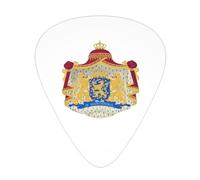 National Emblem Of Dutch Guitar Picks Plectrums For Guitar Bass 12 Pack