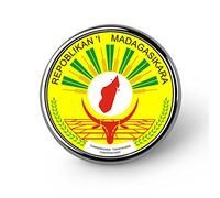 National Emblem of Madagascar Pins, Brooches, Lapel Pins, Decorative Clothes, Hats, Backpacks, Pins, Badges
