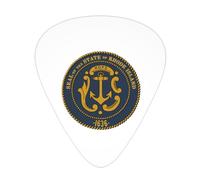 National Emblem Of Rhode Island Guitar Picks Plectrums For Guitar Bass 12 Pack