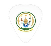 National Emblem Of Rwanda Guitar Picks Plectrums For Guitar Bass 12 Pack