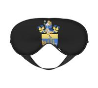 National Emblem of Saint Helena 5 National Emblem of Saint Helena Sleep Masks Adjustable Strap Soft Eye Mask for Women Men Travel Work Home