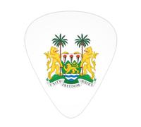 National Emblem Of Sierra Leone Guitar Picks Plectrums For Guitar Bass 12 Pack