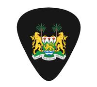 National Emblem Of Sierra Leone Guitar Picks Plectrums For Guitar Bass 12 Pack