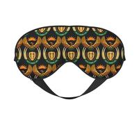 National Emblem of South Africa 14 National Emblem of South Africa Sleep Masks Adjustable Strap Soft Eye Mask for Women Men Travel Work Home