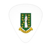 National Emblem Of Virgin Islands Guitar Picks Plectrums For Guitar Bass 12 Pack