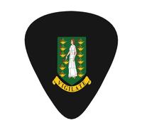 National Emblem Of Virgin Islands Guitar Picks Plectrums For Guitar Bass 12 Pack