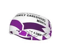 National Family Caregivers Month Headbands Sports Sweatband Athletic Exercise Bands Turban Hair Head For Men Women Yoga Fitness