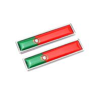National Flag Car Stickers Adhesive Portugal Flag Auto Emblem Stickers Portuguese Flag Car Decal 2PCS Car stickers