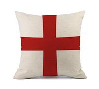 National Flag Cushion Cover Cotton Linen Decorative Cushion Cover Car Sofa Decoration 45 x 45 cm, England, 45 x 45 cm
