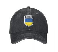 National Flag in Coat of Arms Ukrainian Men Women Baseball Cap Denim Washed Caps Hat Vintage Outdoor Workouts Sun Cap Sports Gift