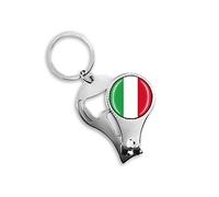 National Flag Italy Souvenir Gift Multifunctional Keychain Bottle Opener Nail Clippers Backpack Pendant