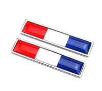National Flag Metal Stickers France Flag Car Emblem Decals 3D Chrome Bumper Accessories 1Pair Decals