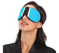 National Flag of Botswana Travel Essential Sleep Mask with Elastic Adjustable Band Blackout with Adjustable Elastic Strap Sleep Mask Travel Home Nap Rest