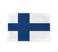 National Flag of Finlandi Jigsaw Puzzle for Adults Challenging and Educational Masterpieces Puzzle 500 Piecing