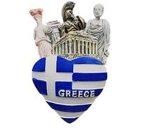 National Flag of Greece 3D Fridge Magnet Souvenir Gift Collection,Home & kitchen Decoration Magnetic Sticker Athens Greece Refrigerator Magnet